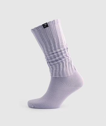 Calcetines Gymshark Comfy Rest Day Accessories Moradas | CO 4143CTV